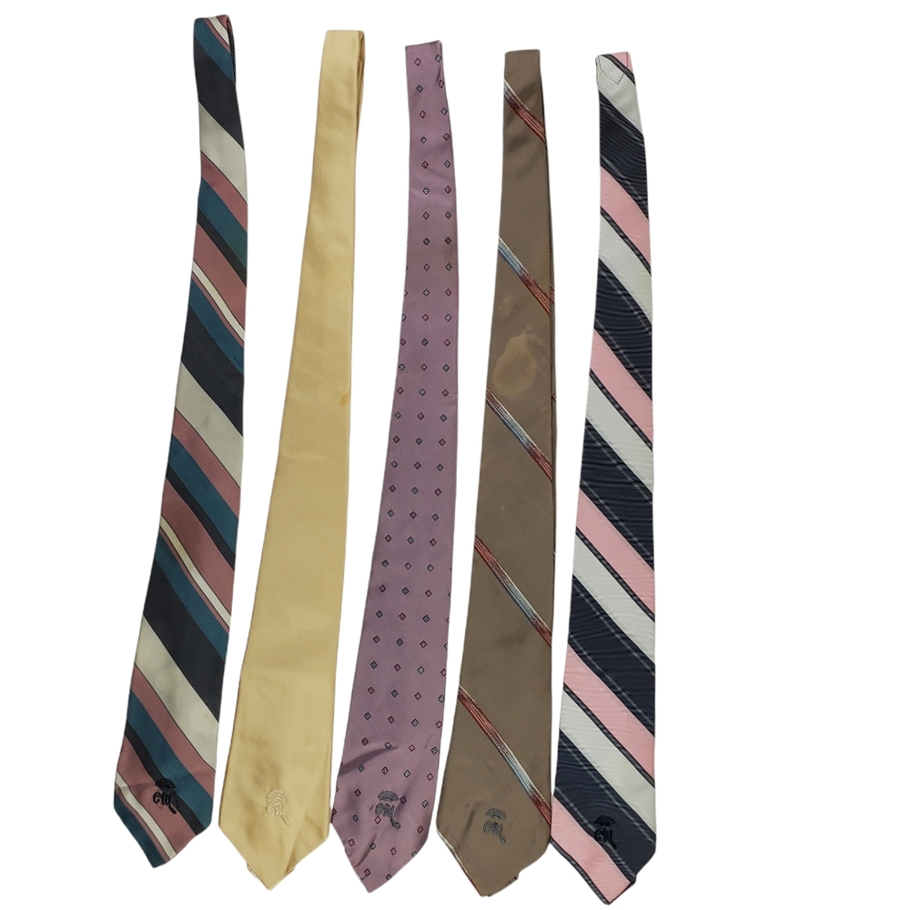 Countess Mara vintage tie bundle for repair or craft project